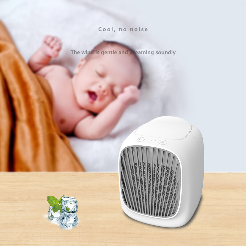 Refrigerador de ar prático refrigerado de alta qualidade portátil do desktop do dormitório doméstico