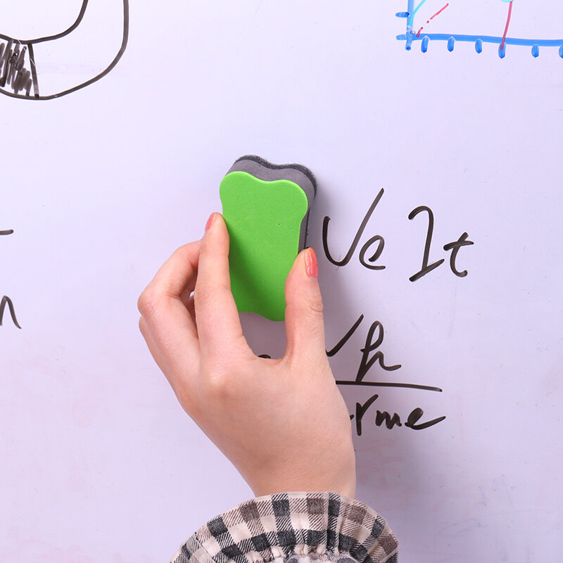 1Pc Magnetische Schoolbord Gum Whiteboard Eraser Cleaner Droog Veeg Marker Pen Stofdoek Whiteboard Gum