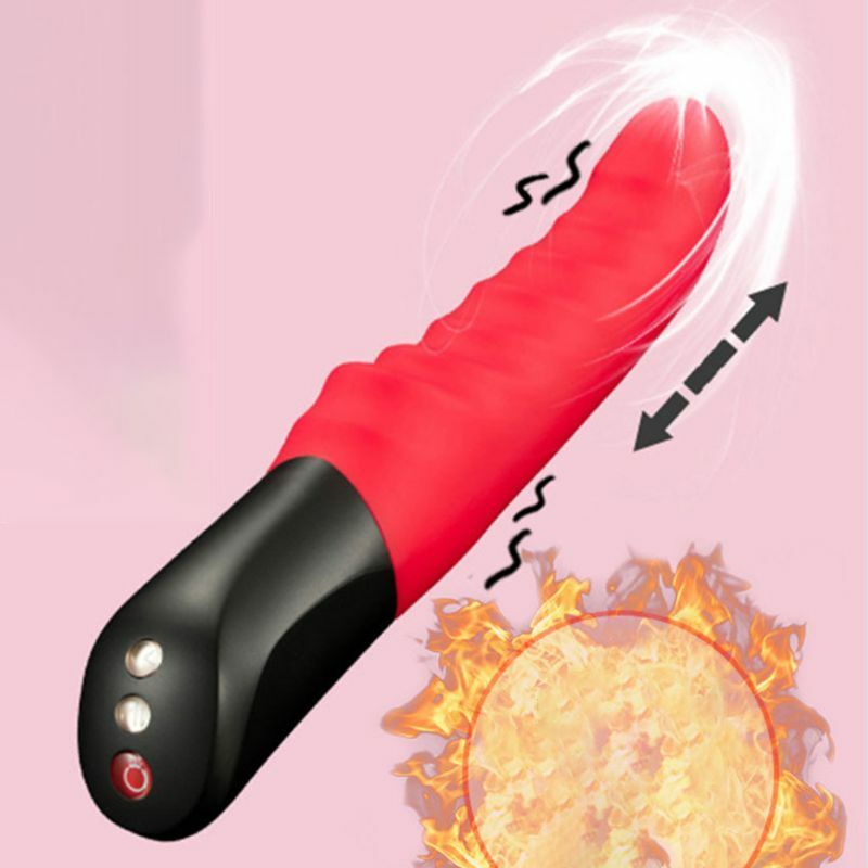 10 Vibration Mode Intelligent heating Automatic telescopic drawing and inserting Vibrator Life waterproof USB Charging Adult Sex