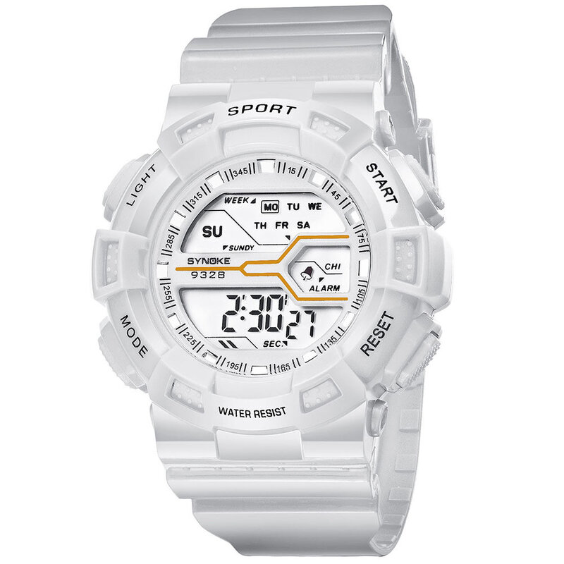 SYNOKE Fashion Casual Brand Kinderen Jongens Student Horloge Waterdicht Sport Horloge LED Digitale Klok Datum Horloge bob esponja