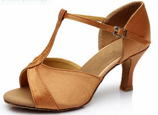 Ballroom Salsa Tango Latin Dance Shoes 7cm High Heels Dancing Shoes For Women Ladies Girls Free Shipping In Stock