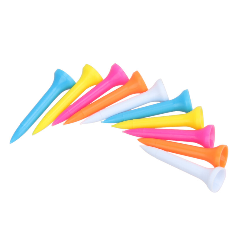 Vendita calda 100Pcs Portatile Leggero di Colore Misto di Plastica 42 millimetri (1 2/3 pollici) golf Magliette Leggero e portatile di Nuovo Arrivo