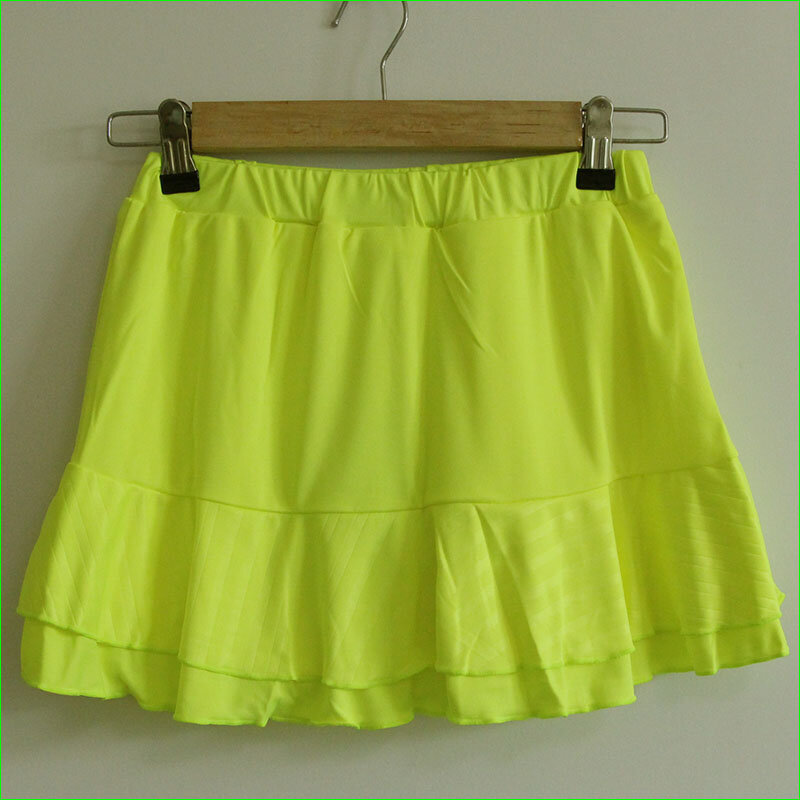 Dziewczyna warstwowa spódnica do tenisa kobiet Badminton bieganie tańca sportu warstwowa Skorts lato nieprześwitująca