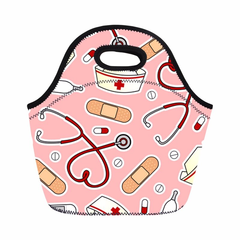 FORUDESIGNS-mochilas de escuela para niñas, conjunto de Mochila escolar, diseño de enfermera, morral escolar