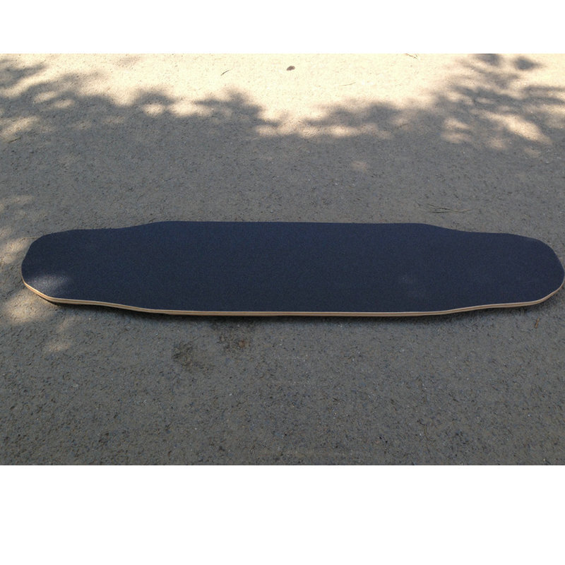 Papel de lija para Longboard, 115x27cm, negro, profesional, Skateboard, de carburo de silicio