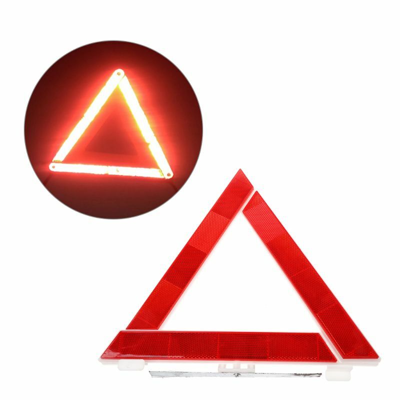 Автомобильный Грузовик аварийный пробой треугольный светоотражающий Безопасный красный Предупреждение знак