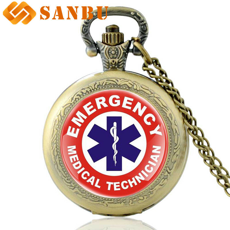 Novo relógio de bolso quartz para técnico médico uso em emergências