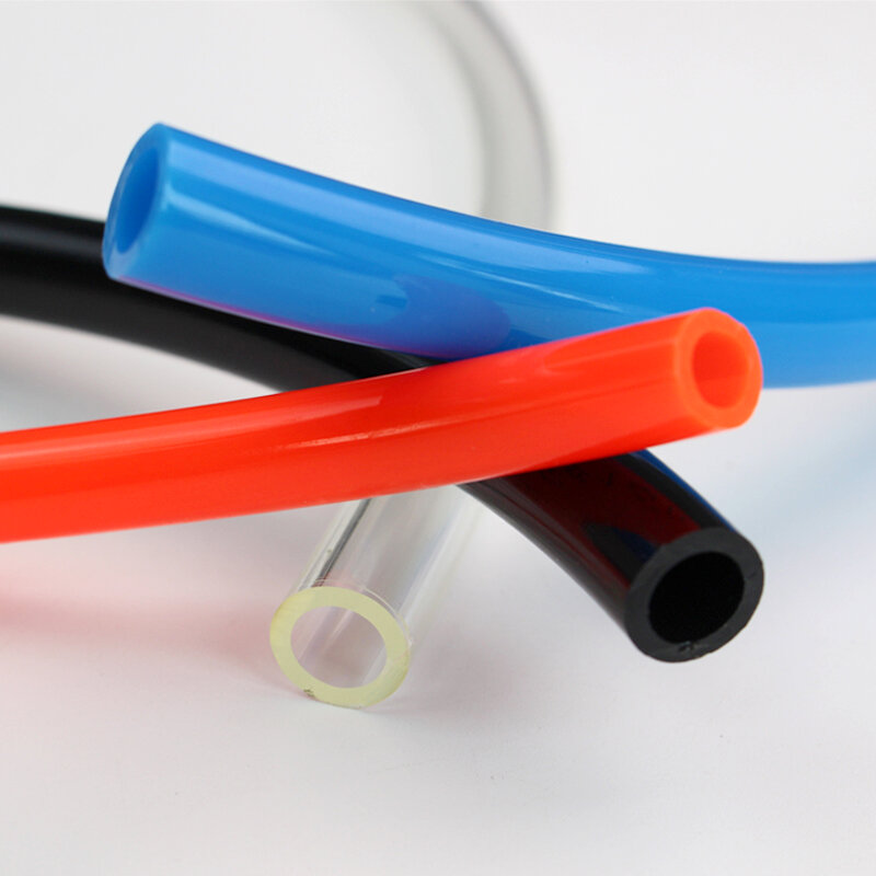 Tubo de tubo de aire de PU de 1m manguera neumática de plástico tubo Flexible 12*8mm multicolor rojo azul negro claro
