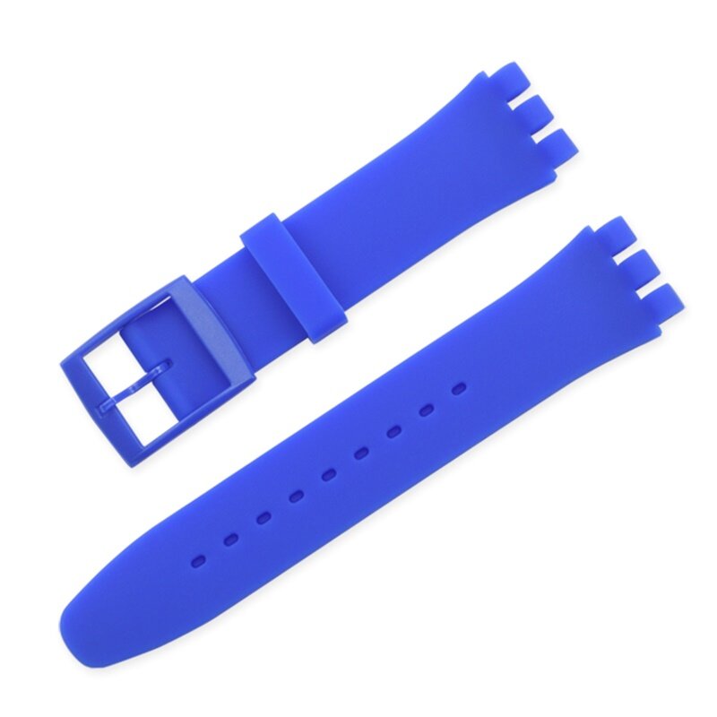 Watchband for Swatch Strap Buckle For SWATCH Silicone Watch band 12mm 16mm 17mm 19mm 20mm Rubber Strap Watch accessories