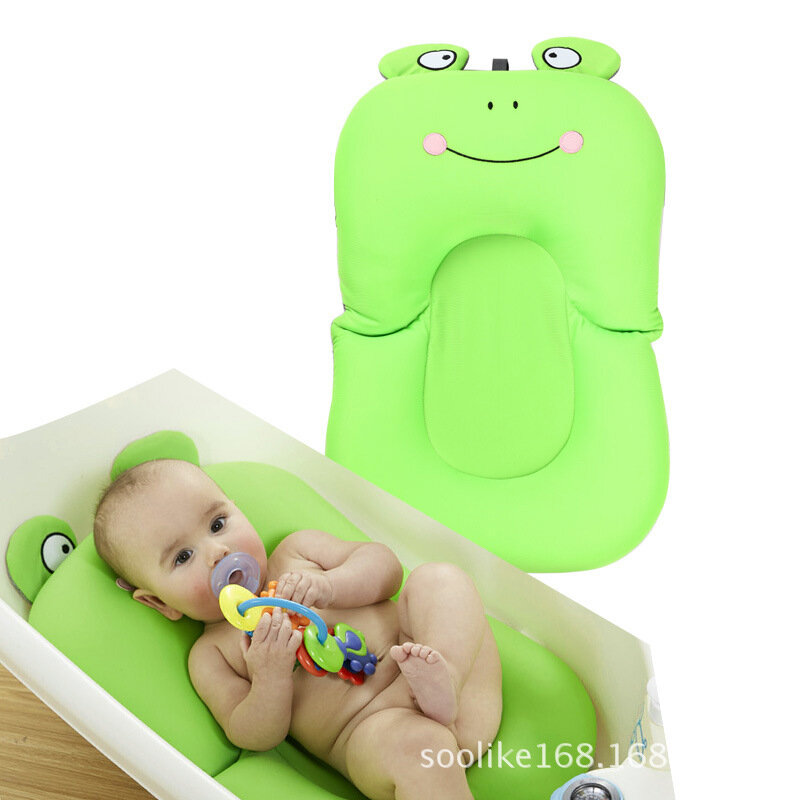 Tapete de banho para bebês, partículas domésticas, antiderrapante, cama de banho
