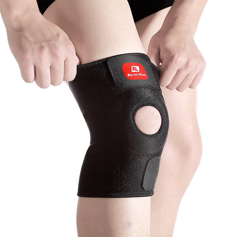 Arbot – genouillères de protection de haute qualité, protège du genou et du genou, durables, noires, pour Football, basket-ball, volley-ball