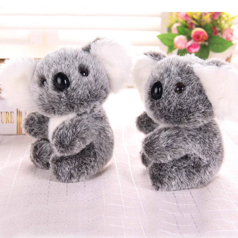 13cm nette mini baby koala plüsch spielzeug puppe cartoon gefüllte puppe für jungen mädchen geburtstag kinder tag Weihnachten kinder geschenk