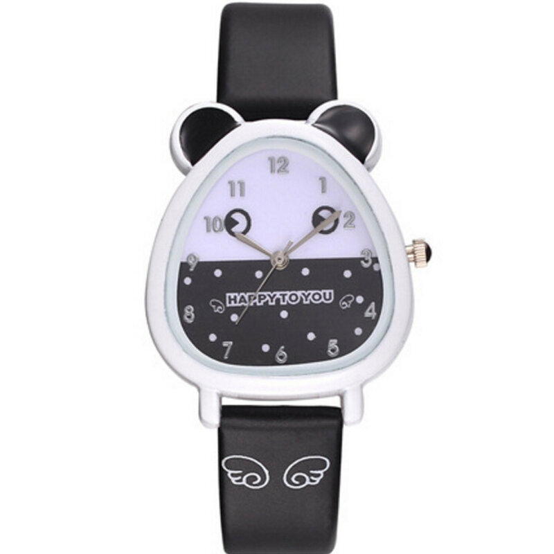 Reloj con diseño de animales para niños y niñas, pulsera de cuarzo, regalo de cumpleaños, venta al por mayor, # A