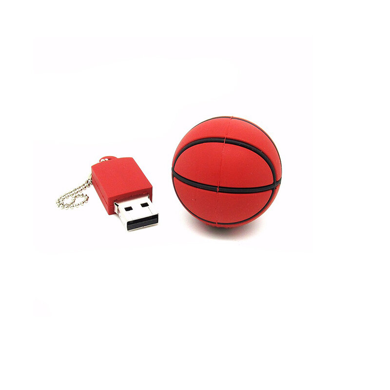 Pendrive basketbal/voetbal usb flash drive 4 gb 8 gb 16 gb 32 gb 64 gb leuke voetbal/ tennis memory stick creatieve gift pen drive