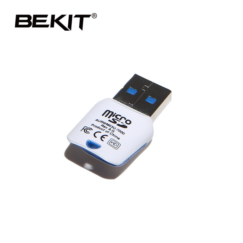 Bekit Usb 3.0 wiele gniazd pamięci Adapter czytnika kart Mini czytnik kart Micro karta SD TF komputer Laptop zewnętrzny Cn (pochodzenie)