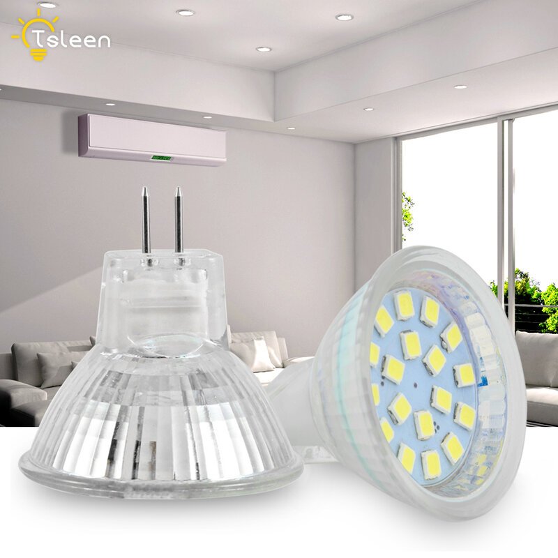 Foco de luz LED de alta calidad, lámpara ecológica de 5W y 3W, para salones de baile y oficina, DC / AC 24v MR11 2835SMD 12LED 18LED