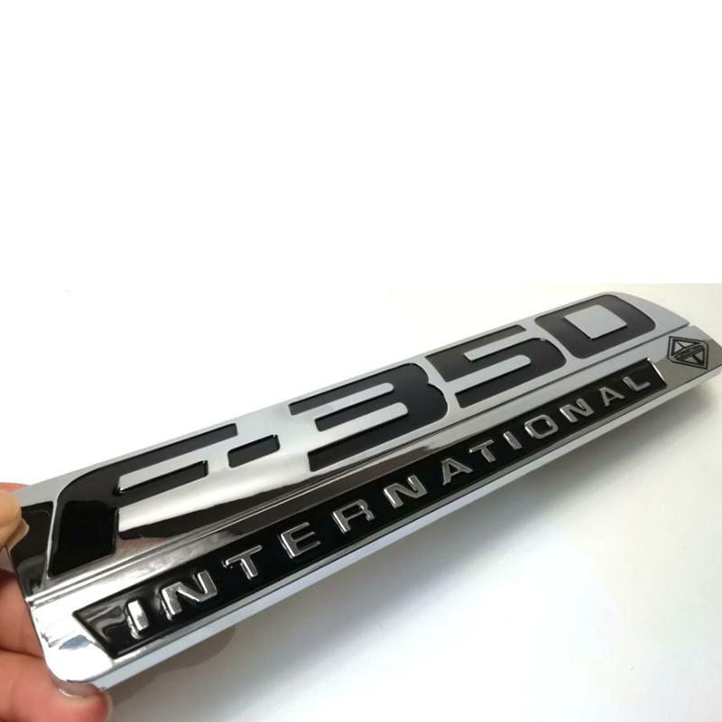 1pc 무료 배송 ABS 플라스틱 F-350 F350 국제 자동 엠 블 럼 배지