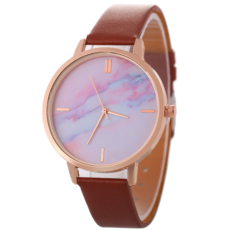 2020 moda zegarek kwarcowy kolorowy zegarek damski w marmurowym stylu zegarek damski zegarek damski reloj mujer kol saati zegarek damski