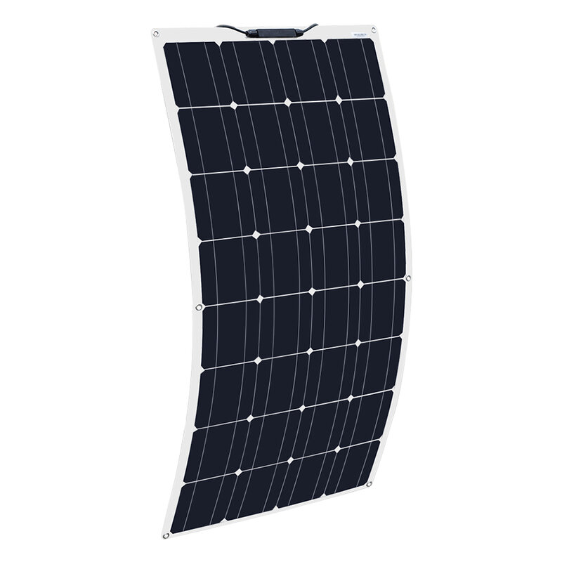 Panneaux solaires à cellules monocrystallines, 100 W, capacité 12/24 V, 2-4-10 unités, pour alimentation de Yacht, véhicule, navire à vapeur