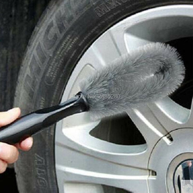 Cepillo Exfoliante para limpieza de neumáticos de coche, cepillo para cubo de rueda para clio 4 honda crv smart fortwo astra g seat leon fr bmw x5 captiva lada priora