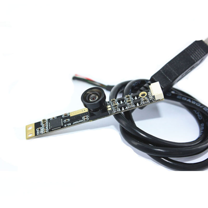 Módulo de cámara USB OV5640 de 5MP, enfoque fijo con lente gran angular de 160 grados