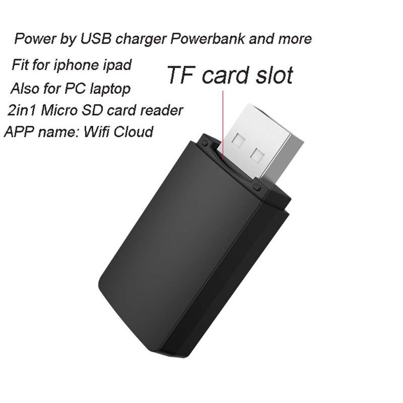 محول قارئ بطاقة ذاكرة Micro SD 2 في 1 USB 2.0 TF لأجهزة iPhone و iPad والكمبيوتر المحمول والكمبيوتر الشخصي