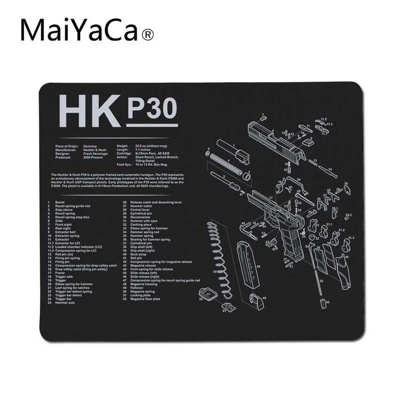 MaiYaCa 2018 새로운 소형 마우스 패드 일반 확장 290x250 MM 미끄럼 방지 천연 고무 매트 HK-P30 패드 마우스