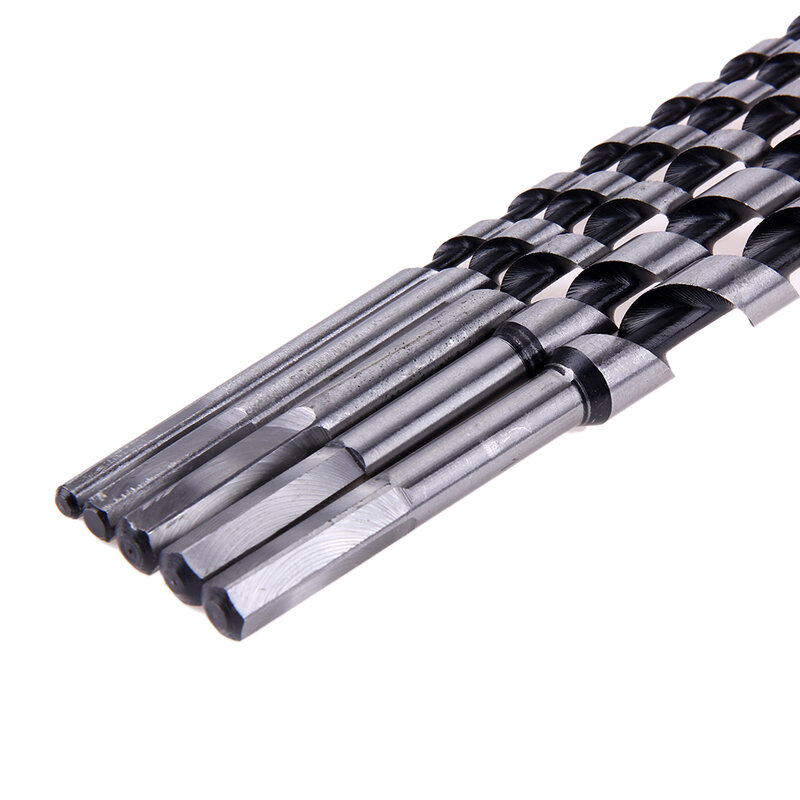 5Pcs 230mm Extra Long Point High-carbon Steel Wood Drill Bit Set Woodworking Tool Set