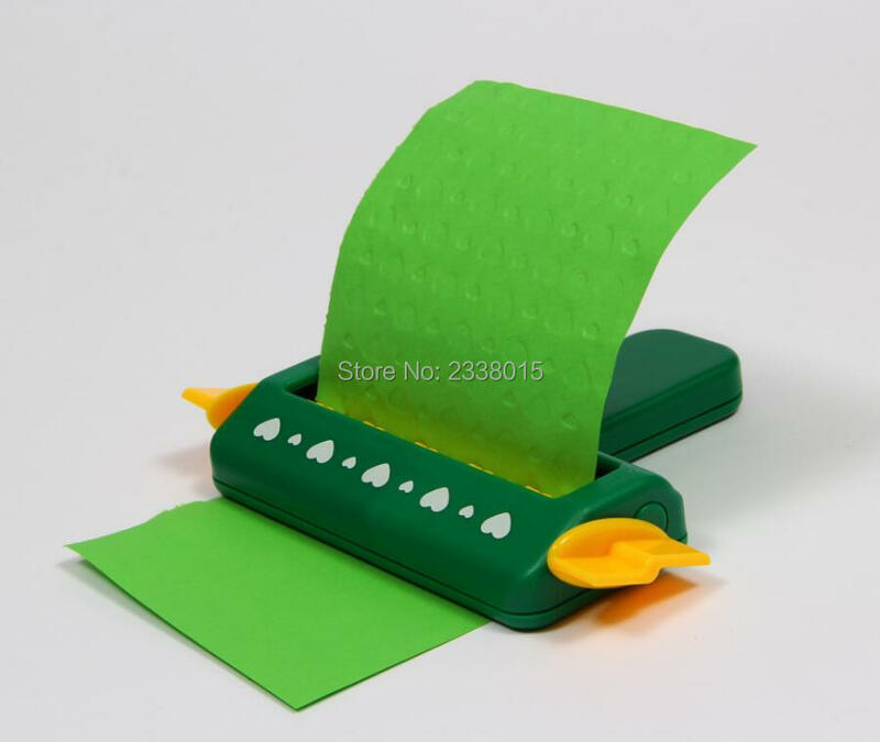 New fancy DIY Tangan alat Mesin Kertas Embossing Craft Embosser Untuk Kertas Scrapbooking Sekolah Bayi Hadiah YH49