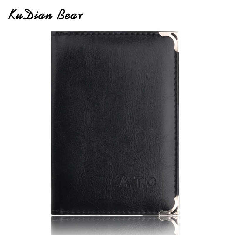 KUDIAN BEAR ยี่ห้ออัตโนมัติใบอนุญาตธุรกิจผู้ถือบัตร-สำหรับเอกสาร Designer กระเป๋าเดินทาง BIH067 PM49