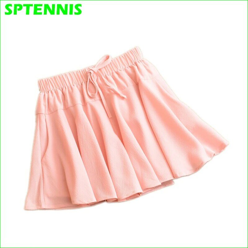 Faldas de tenis de cintura elástica para mujer, falda completa plisada de gasa para chica, bádminton, Golf, Verano