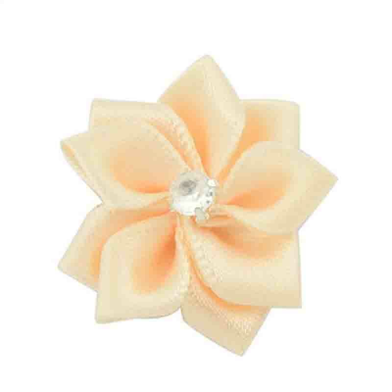 Sale 20PCS Handmade DIY Flowers Decoration Artificial Flower Bouquets No Clips Flower Crystal Rhinestones