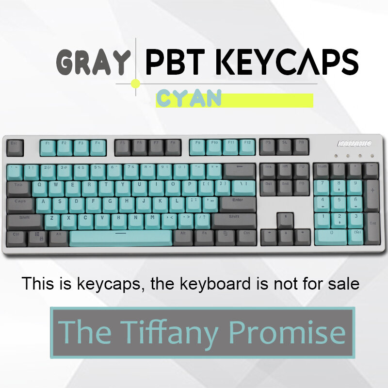 104 مفاتيح ميامي PBT الخلفية Keycap إيفا اللون الخلفية مفتاح قبعات ANSI تخطيط OEM الشخصي ل الكرز MX لوحة المفاتيح الميكانيكية