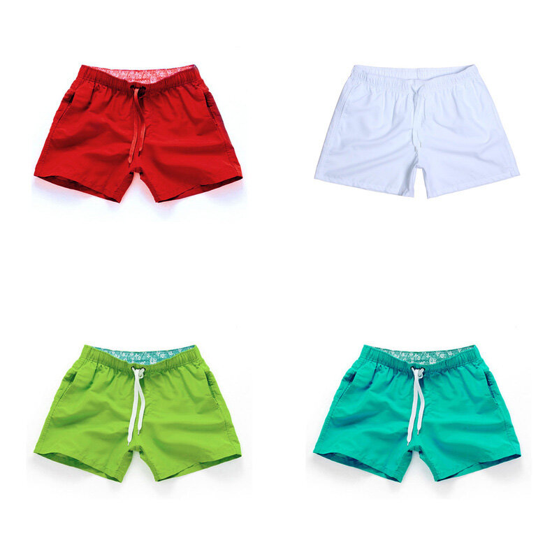 IEMUH — Short de bain pour hommes, maillot de bain homme avec poche à séchage rapide, tenue d'été, boxer, vêtements pour la plage