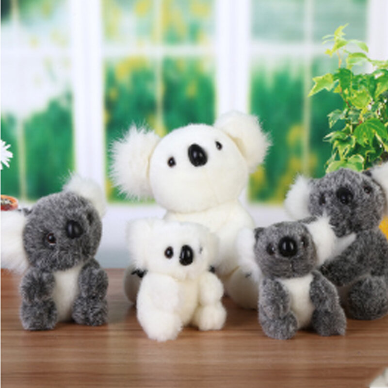 Juguete de peluche de koala para niños, muñeco de felpa de tamaño grande/Pequeño, regalo de Navidad, decoración de la casa