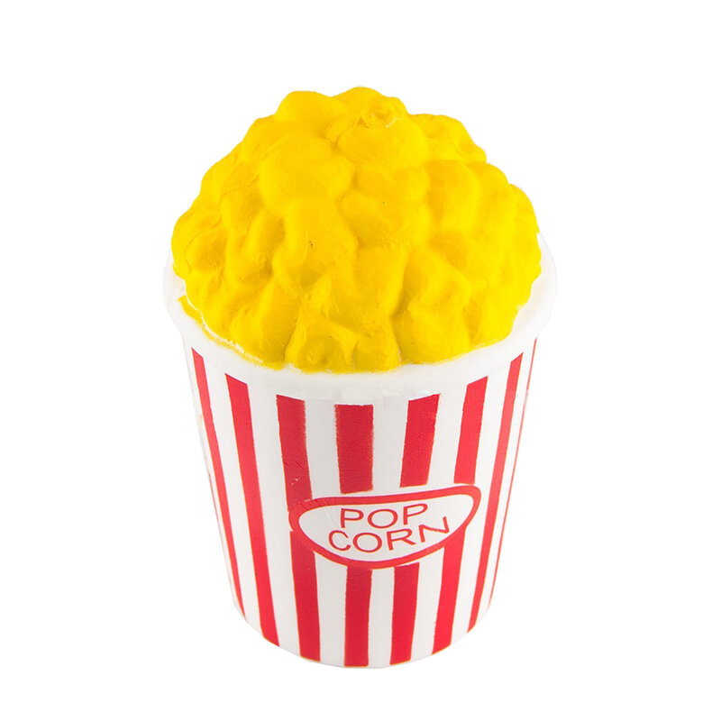 12.5cm Cute Popcorn Squishy Soft Slow Rising Squeeze Toy Charm Cream Scented Kids Novelty Funny Simulation Squishy Toys Gift