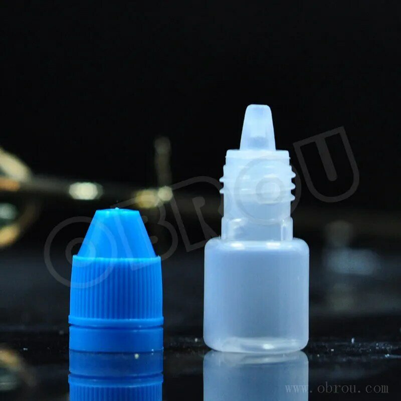 LDPE Plastic Dropper Bottles 2000psc eyedrops 2ml 4ml Tamper With Tip free shipping small size for Eyebrow tattoo liquid
