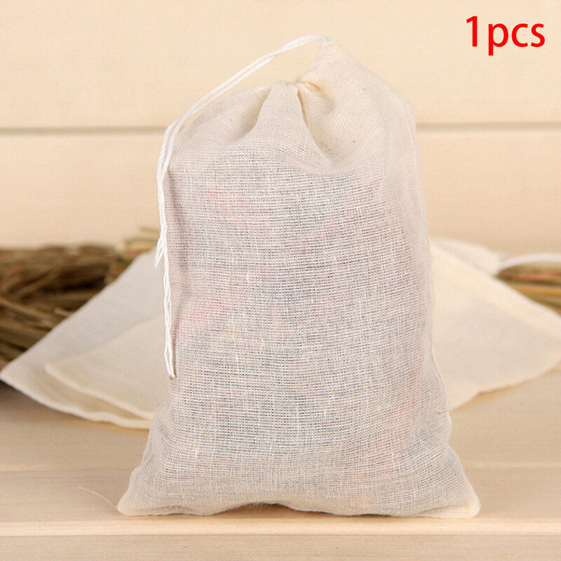 Sacos de armazenamento de cozinha, sacos de cozimento de filtro de algodão com bolsos