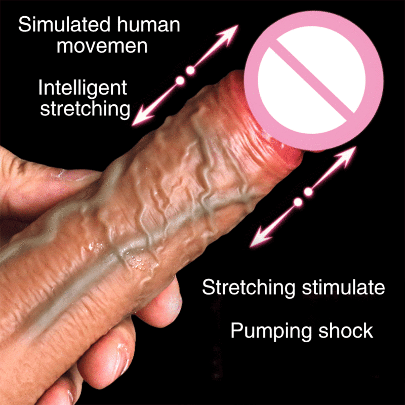 Vibrador realista de silicona con calefacción para adultos, estimulador Anal, masajeador vaginal