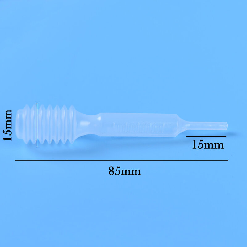 10Pcs 5ml Transparent Pipettes Disposable Plastic Eye Dropper Transfer Graduated Pipettes For Lab Chemistry Supplies