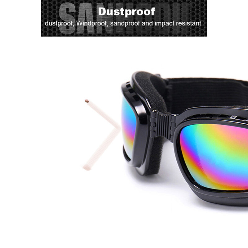 Bescherming Goggles Tactische Clear Bril Wind Dust Motorcycle Stofdicht Fietsen Outdoor Sport Clear Grey Muti Kleur