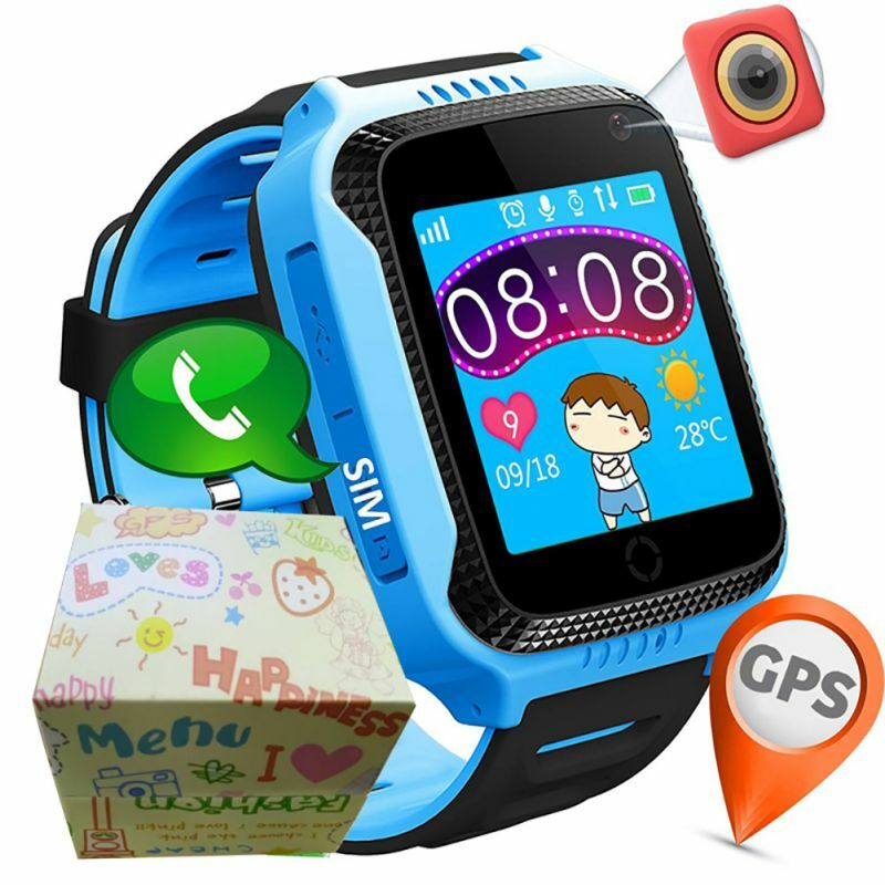 子供スマート腕時計カメラ照明タッチスクリーン SOS コール Gps トラッキングロケーションファインダーキッズベビースマート腕時計