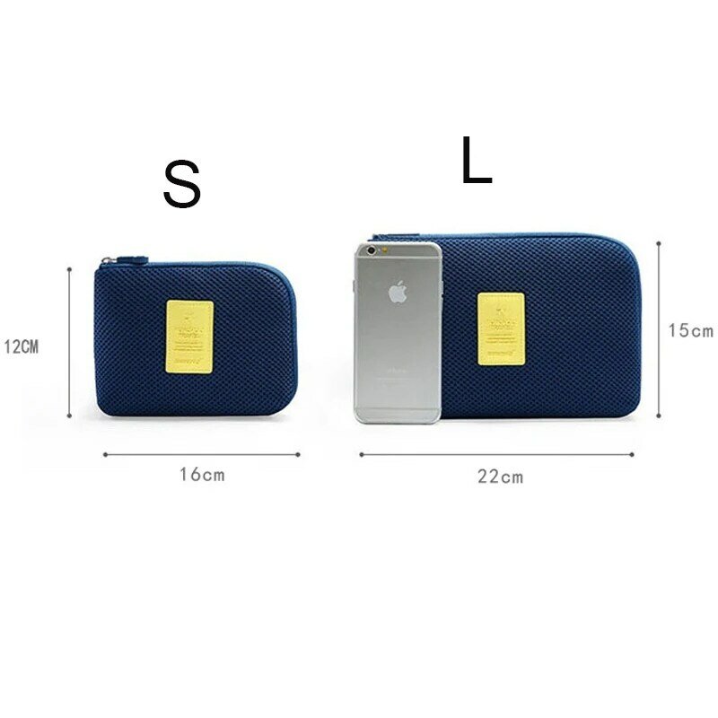 Travel Earphone Cable USB Digital Cosmetic Bag Portable  Gadget Organizer Storage Makeup  bag