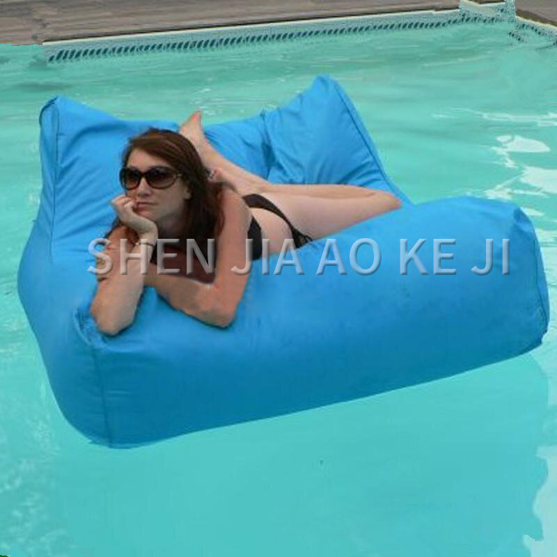 Leniwy kanapa wypełniona fasolkami woda pływanie łóżko podwójne ponadgabarytowych Sofa wielofunkcyjny praktyczne kolorowe dmuchana Sofa 1PC