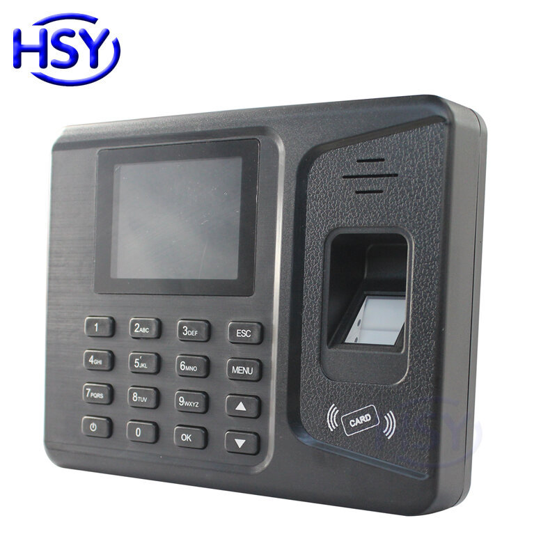 Impressão digital biométrica, dispositivo de relógio com reconhecimento de funcionário rfid, atendimento ao tempo, com software grátis
