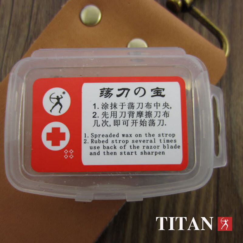 Titan-cuchilla de acero recta, mango de madera, afilada, envío gratis
