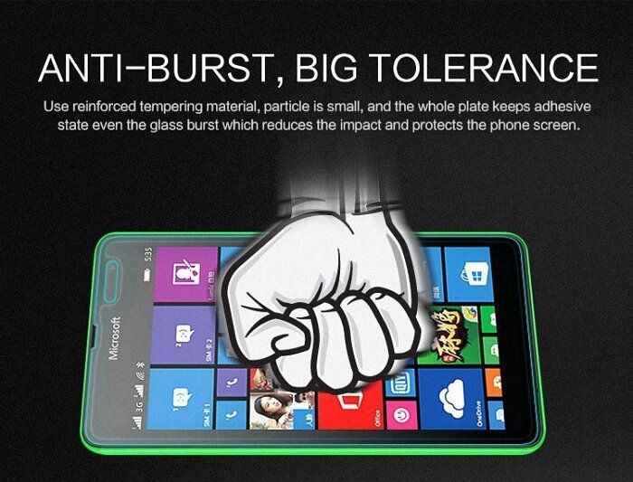 Protector de pantalla de vidrio templado para Microsoft Nokia Lumia 430 550 640 650 1520 950 X2 XL película de vidrio