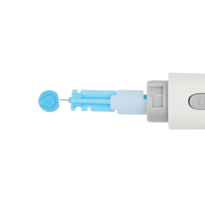 糖尿病患者血液ランセットペン穿刺装置5収集調節可能な深さ採血中グルコース試験ペン