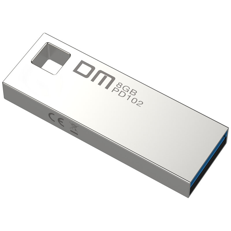 DM Flash Drive 8 gb USB Flash USB Pen Drive anillo impermeable de Metal usb Flash usb stick pendrive USB 2,0 oferta
