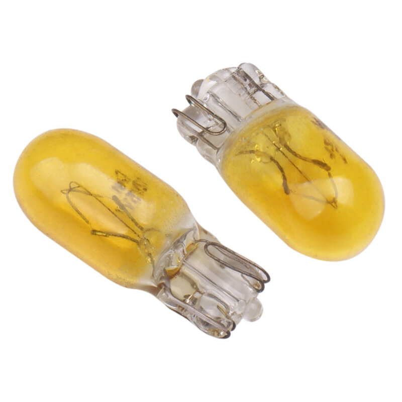 10 шт. галогенные лампы желтого цвета для автомобиля T10 W5W 194 158 боковые клиновидные 12 В 5 Вт Xexon лампа для приборсветильник света лампа для чтен...